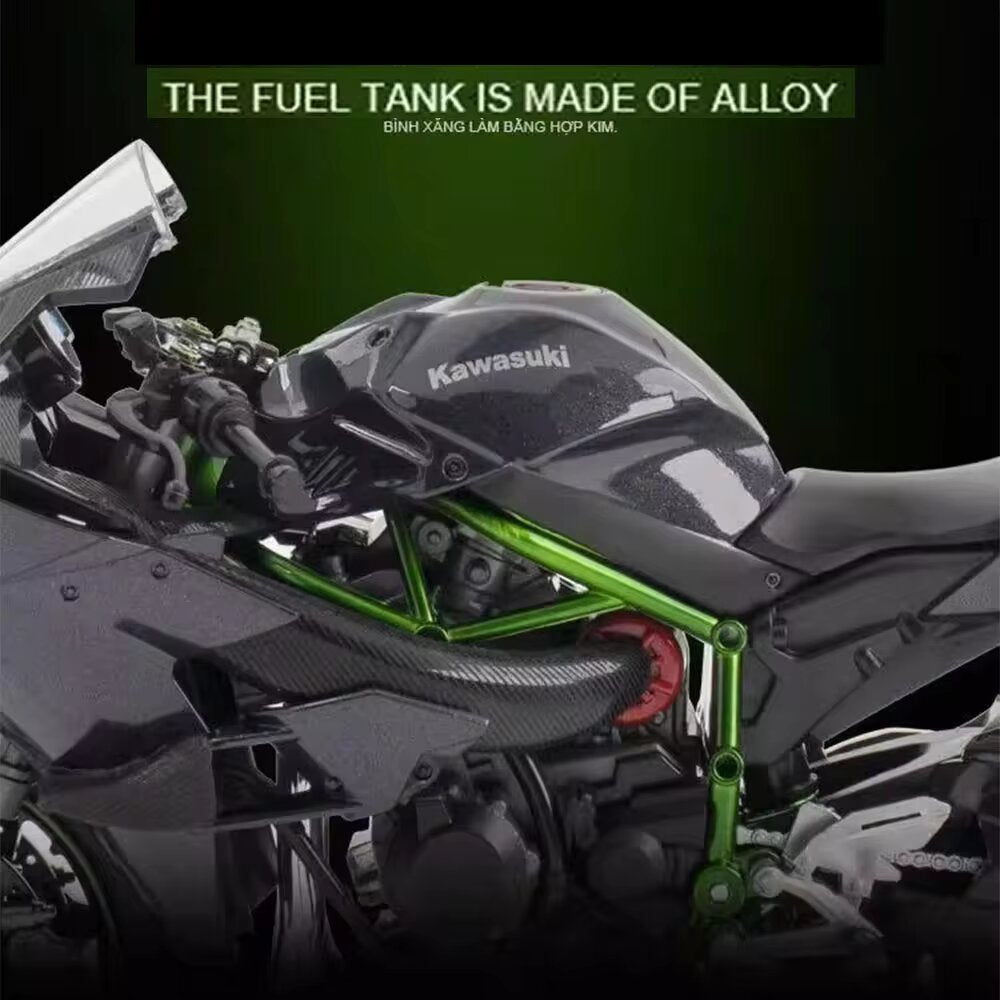 Diecast Kawasaki Ninja H2R Bike – 1:12 Alloy Motorcycle Model for Collectors