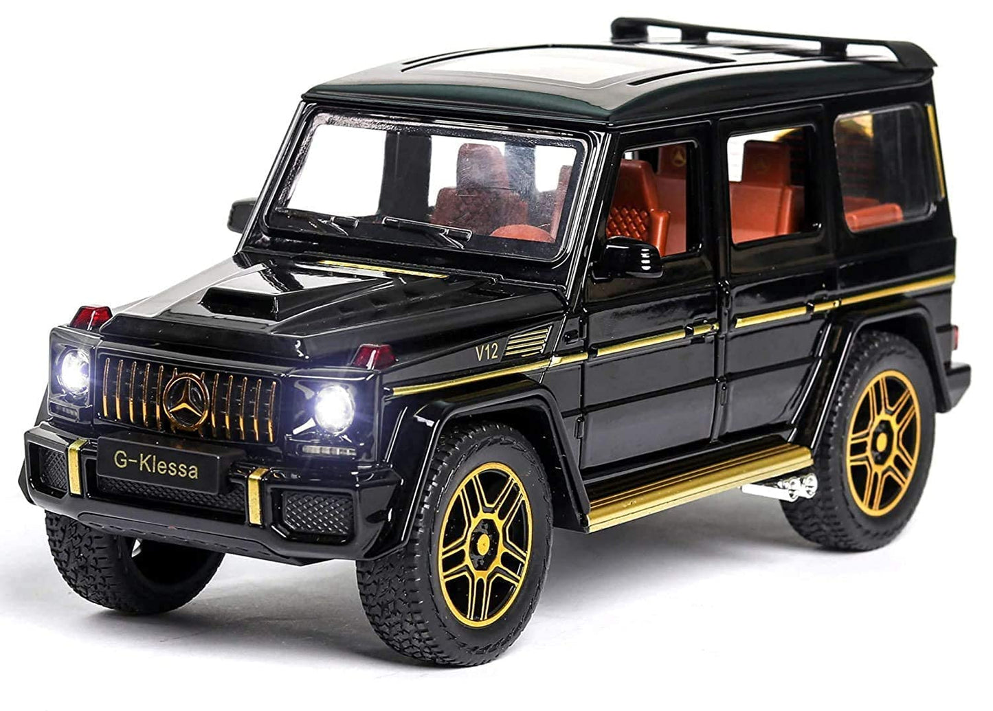 Double Silencer Mercedes G-Wagon – 1:24 Alloy Diecast SUV Model for Collectors & Kids