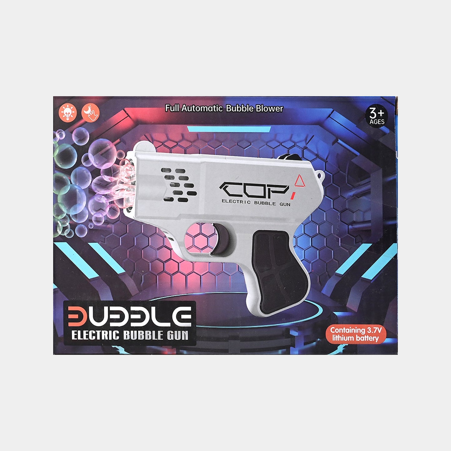 Automatic Electric Bubble Blaster Gun – Rechargeable Bubble Machine Toy for Outdoor Fun