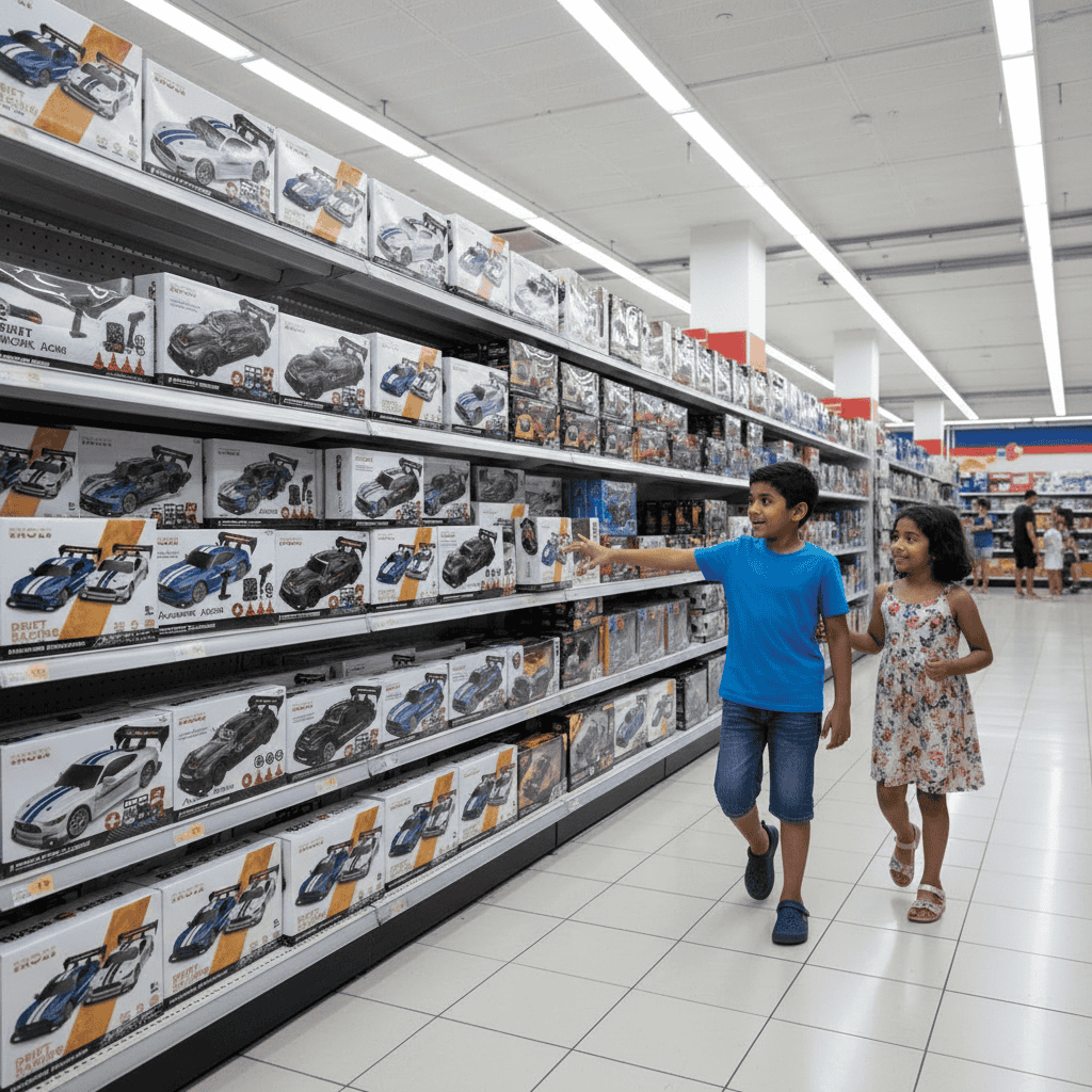 1.24 Scale High-Speed 4WD RC Drift Car 20KMH