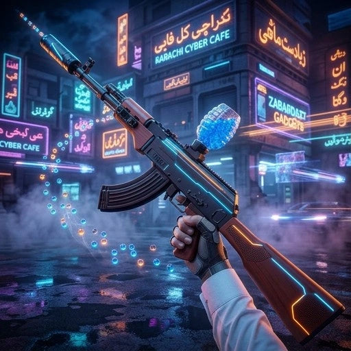AK-47 Electric Gel Blaster Gun – High-Power Automatic Orbeez Shooter Rifle for Extreme Outdoor Action
