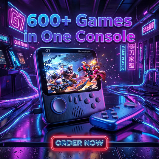 G7 Handheld Video Console Game With Controller - 666 Games