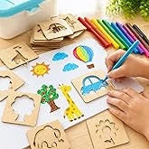 Kids DIY Wooden Craft & Drawing Kit