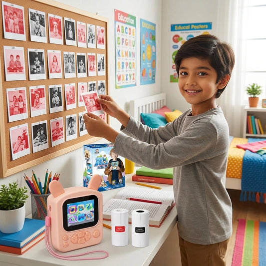 2‑In‑1 Polaroid Pocket Dual Camera & Instant Color Printer