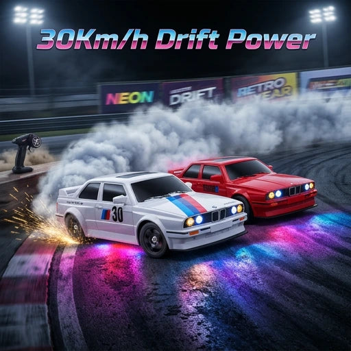 1:16 BMW M3 E30 RC Drift Car 30Km/h 2.4G 4WD Remote Control
