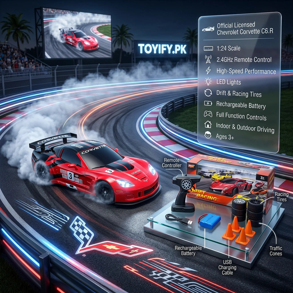1:18 RC Licensed Chevrolet Corvette GTS Drift Car