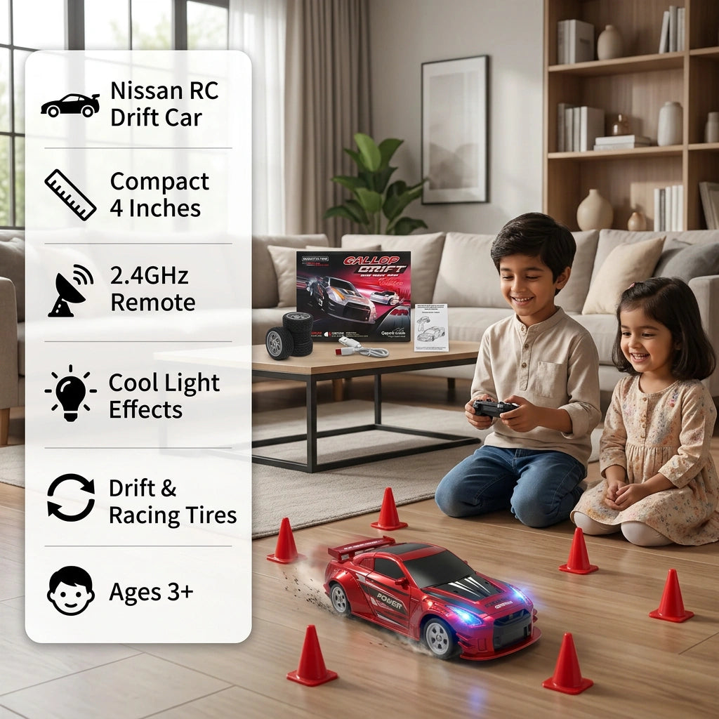 2.4GHz RC Mini Nissan Gallop Drift Car