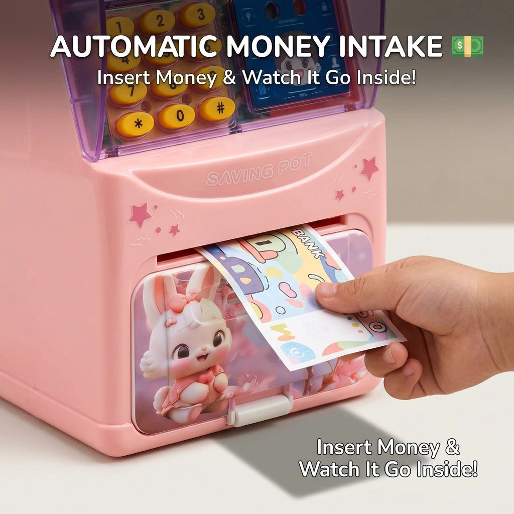 Bunny Themed Password & Face Recognition ATM Machine