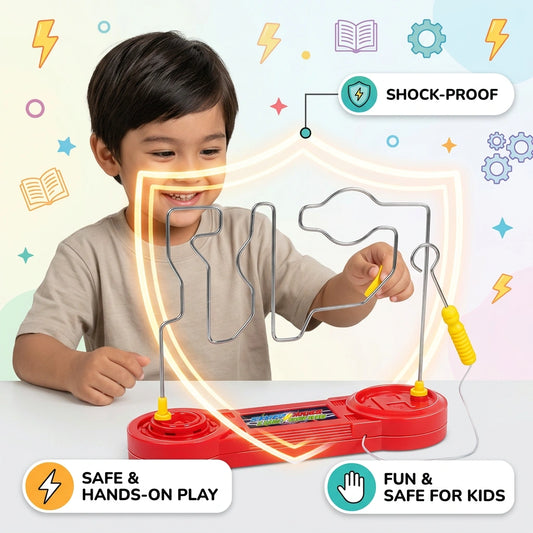Kids Electric Maze Game – Fun & Educational Puzzle Toy with Lights and Buzzer