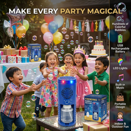 Fireworks Bubble Machine