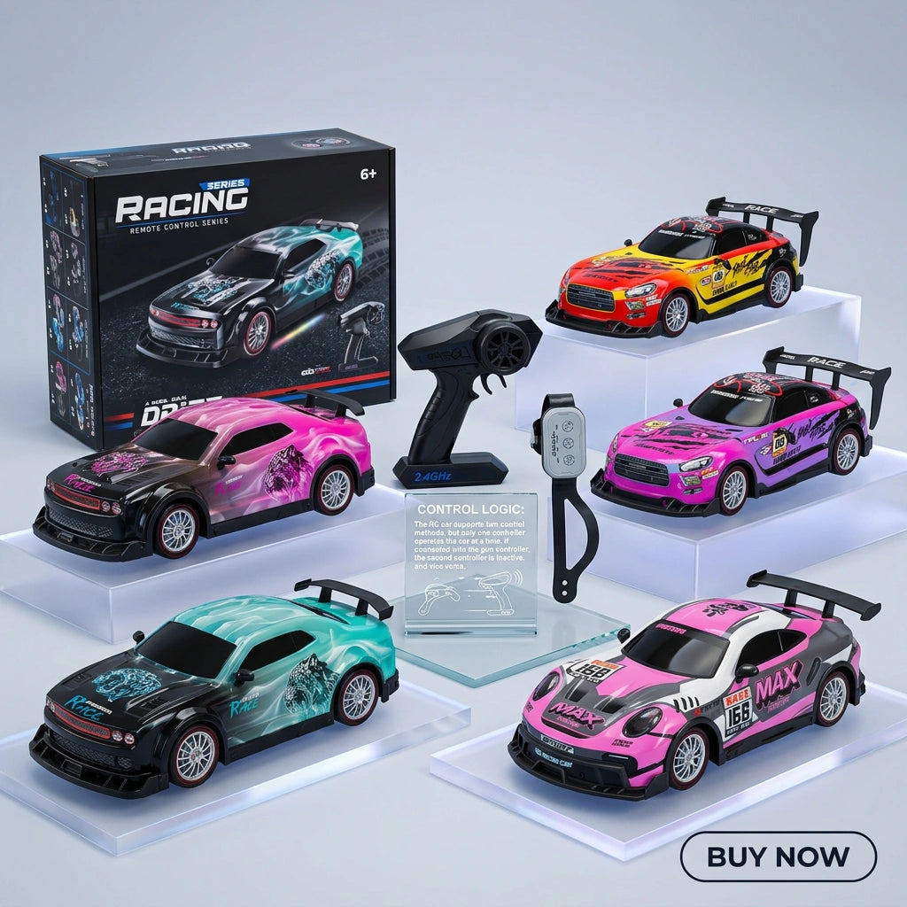 Remote Control 4WD Beast Car With Smoke Spray | High Speed Drift 4 Wheel Drive RC Car