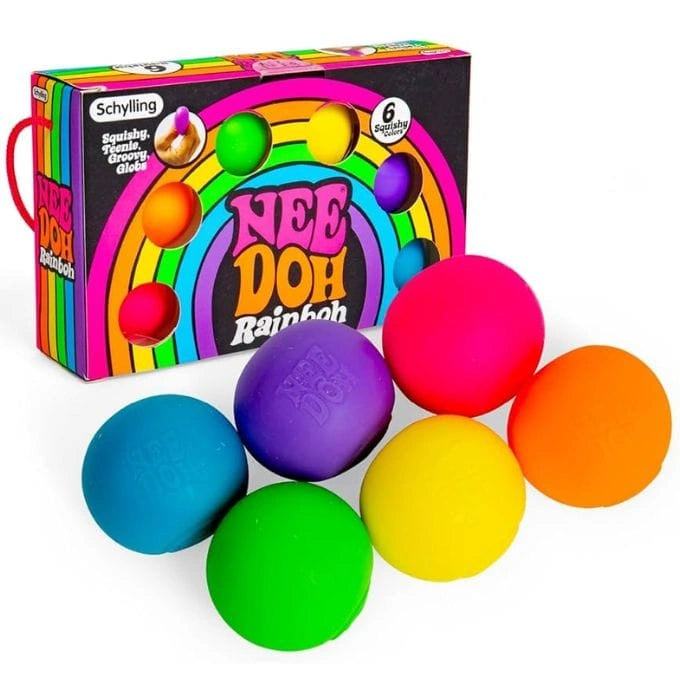 NeeDoh Nice Cube Squishy Ball Set (6PCS)