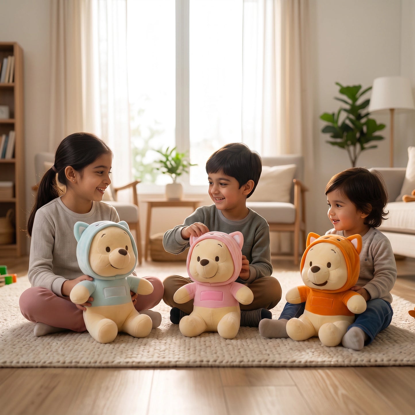 Cute Hoodie Teddy Bear Plush Toy β Soft Stuffed Bear