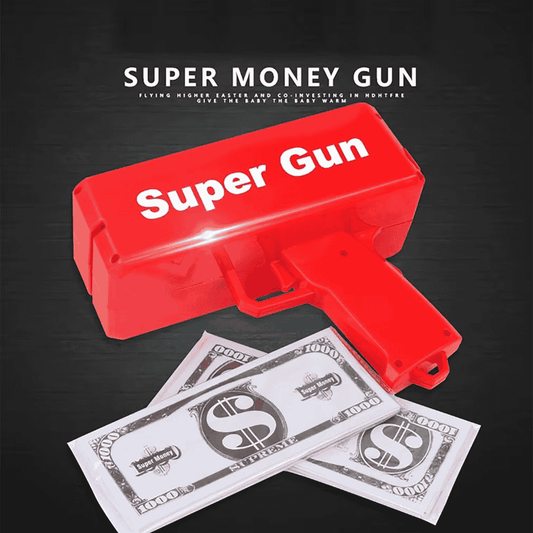 Automatic Money Gun Toy – Party Prop for Spraying Cash
