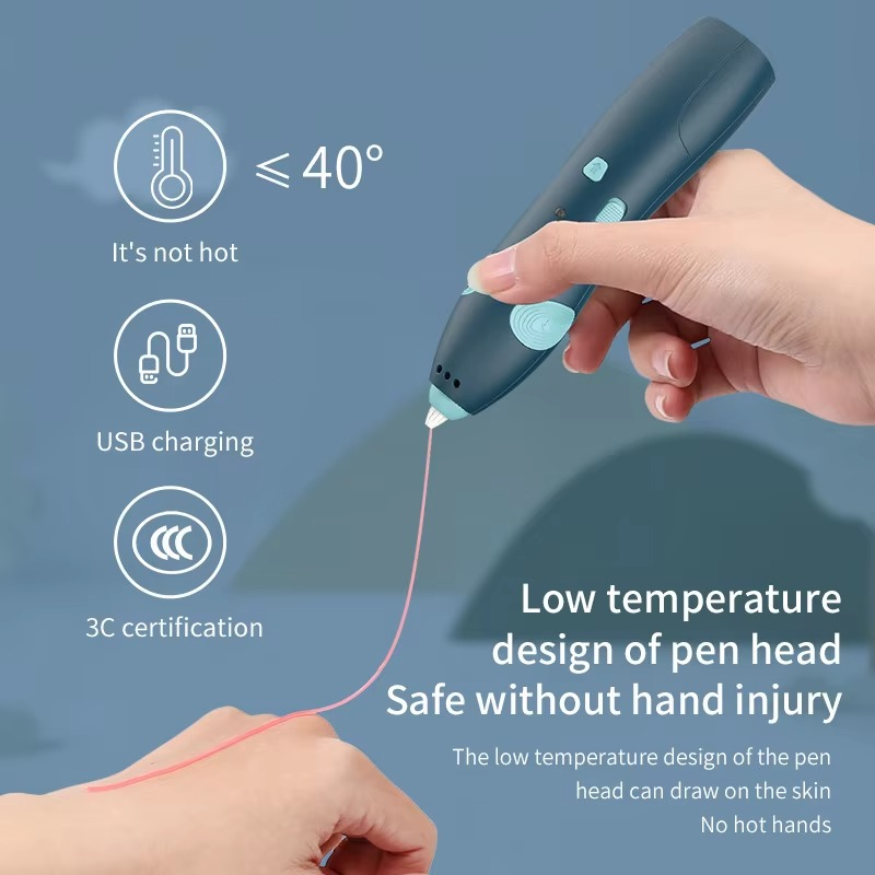 3D Pen for Kids – Safe & Easy DIY Drawing Tool with Colorful Filaments