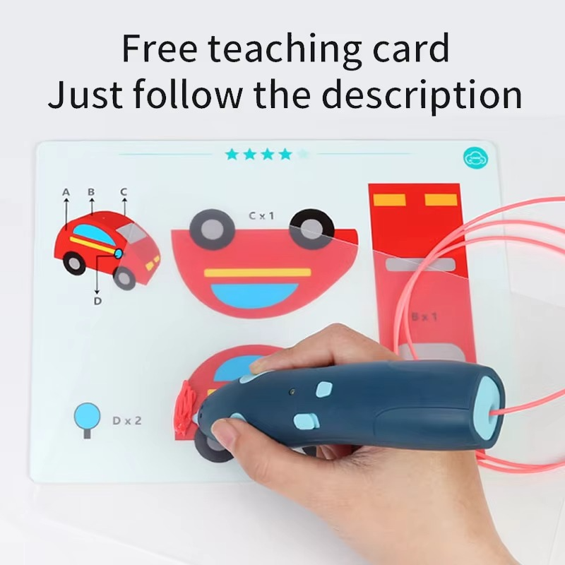 3D Pen for Kids – Safe & Easy DIY Drawing Tool with Colorful Filaments
