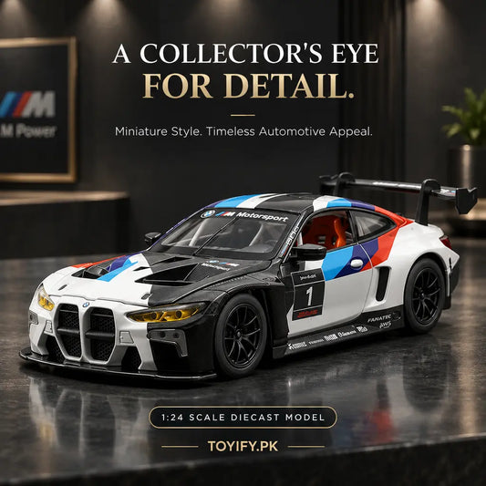 1:24 Scale BMW M4 GT3 Diecast Model Car - Official Licensed