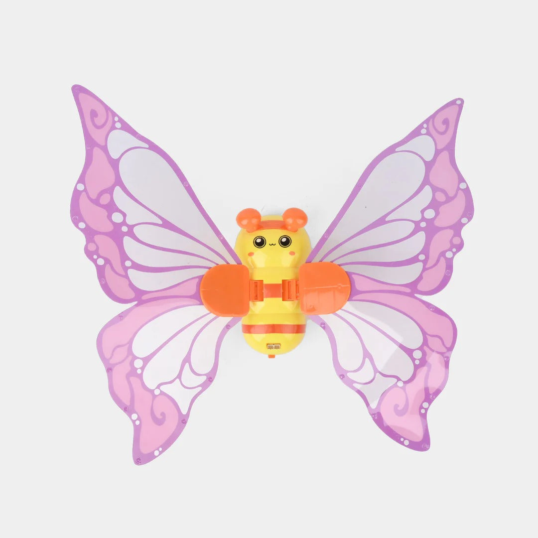 Fanning Bee Wings with Light – LED Glowing Fairy Wings Toy for Kids