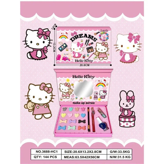 Hello Kitty Makeup Kit Set for Girls – Pretend Play Cosmetic Beauty Set