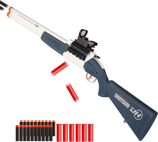 Pump Action Shotgun Toy – Soft Bullet Blaster with Shell Ejection for Kids