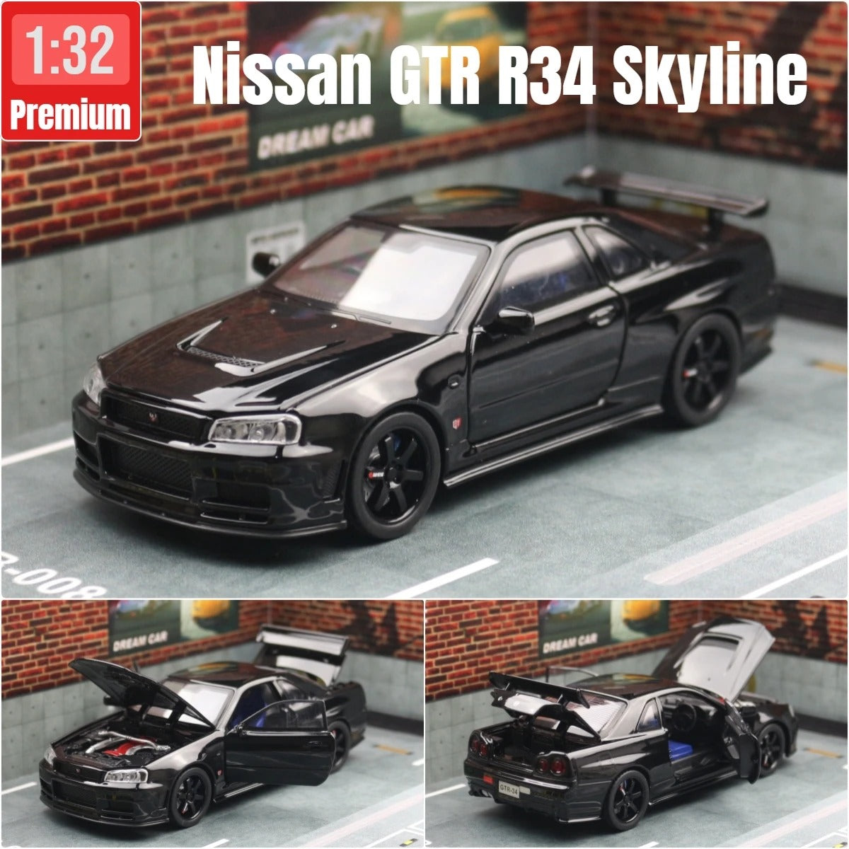 Diecast 1:32 Nissan Skyline GTR R34