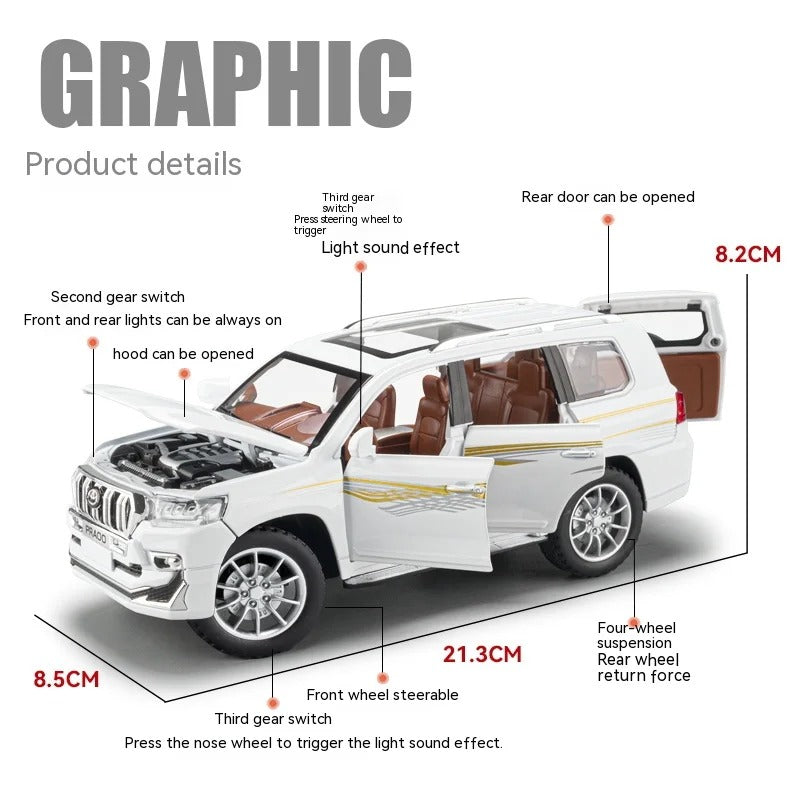 Diecast 1:24 Land Cruiser Prado