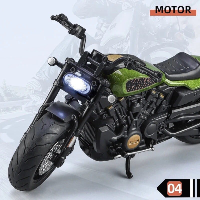 Diecast 1:12 Harley Davidson Bike
