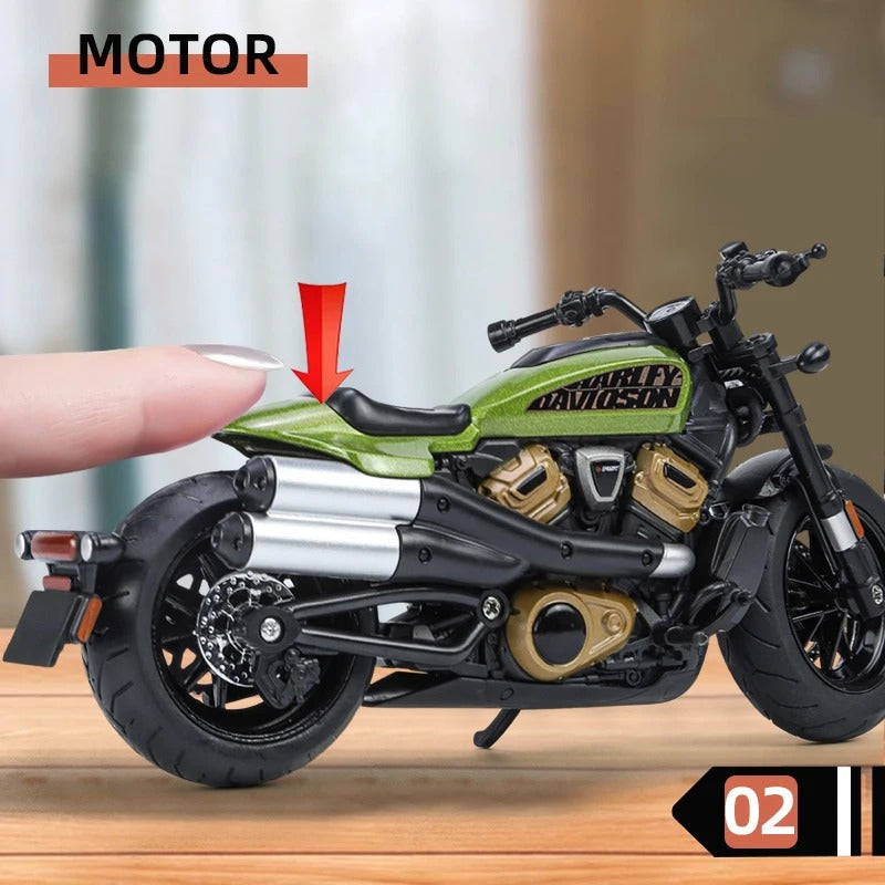 Diecast 1:12 Harley Davidson Bike