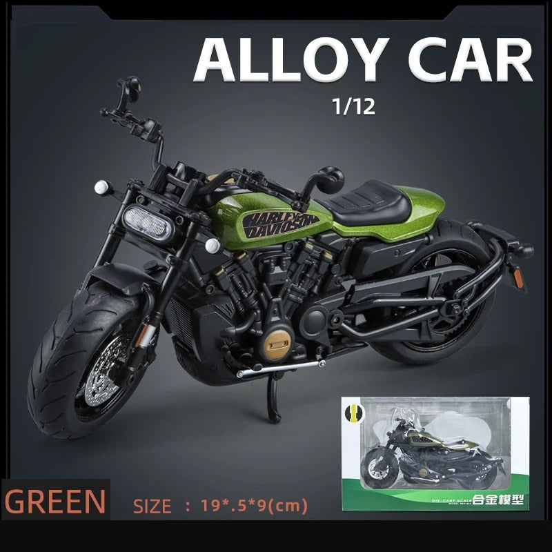 Diecast 1:12 Harley Davidson Bike