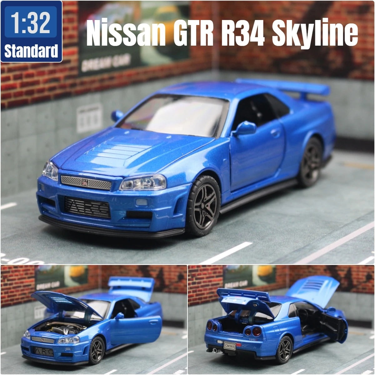 Diecast 1:32 Nissan Skyline GTR R34