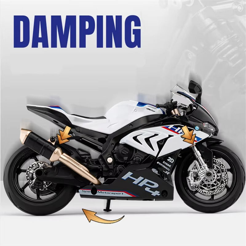 Diecast 1:12 BMW HP4 Motorcycle Model