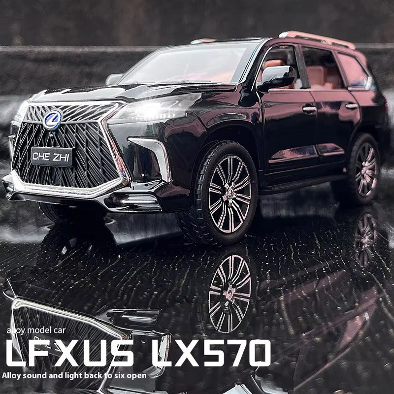 Lexus LX570 1:24 Alloy Diecast Model – Realistic Off-Road SUV Toy Car for Kids & Adults