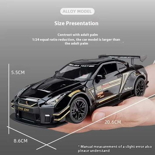 GTR-R35 Metal Die-Cast Sports Car – 1:24 Scale Model
