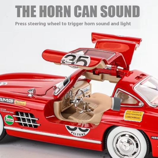 1:24 Retro 300SL Alloy Model Car with Sound & Light