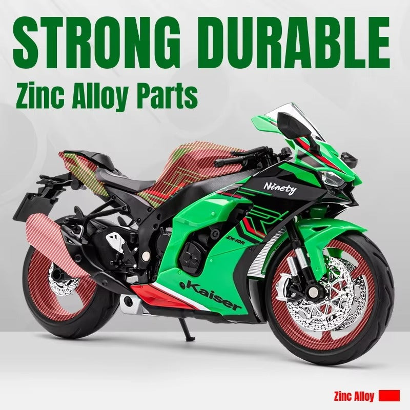 Diecast 1:12 Kawasaki Ninja ZX-10R Bike Model