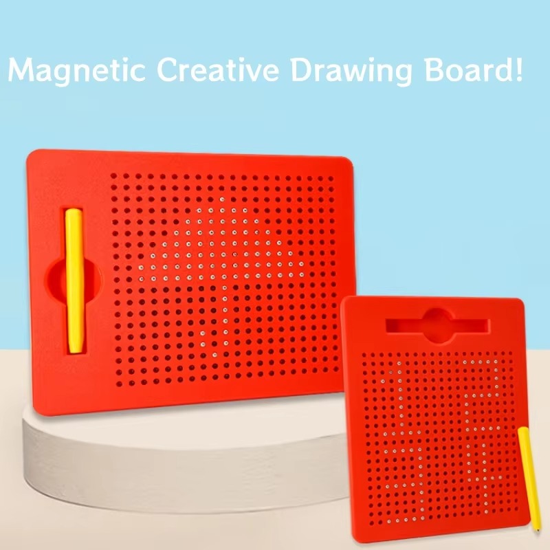 Portable Magnetic Doodle Board for Kids – Educational Sketch Pad with Pen