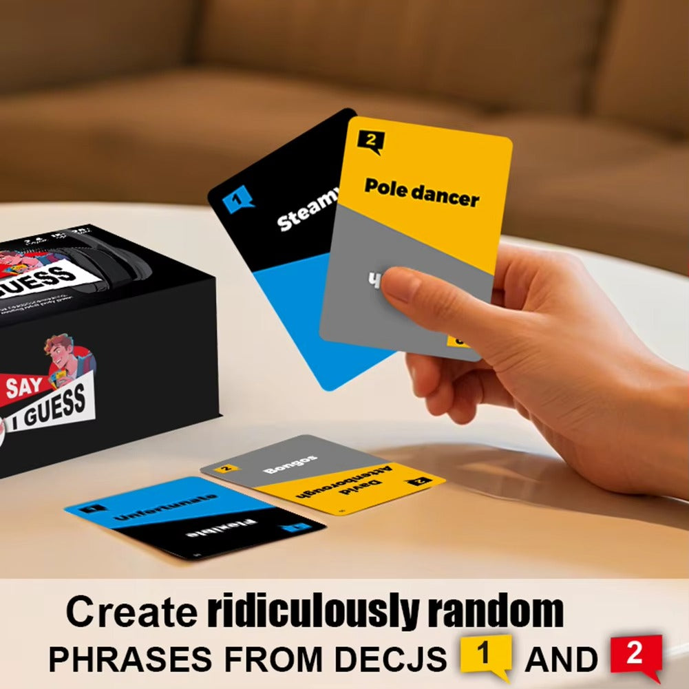 You Say I Game – Funny Lip Reading Party Board Game with Headphones