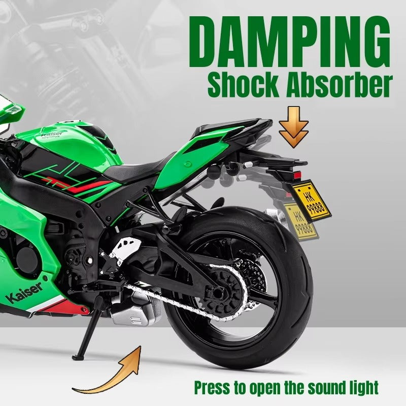 Diecast 1:12 Kawasaki Ninja ZX-10R Bike Model