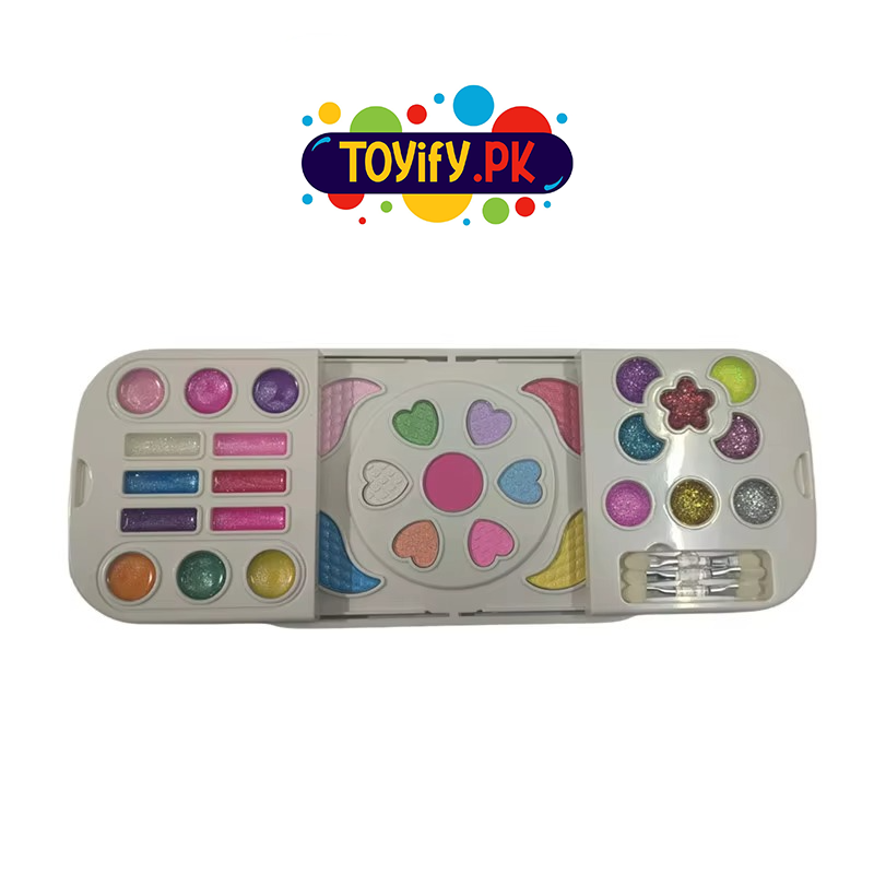 High Fashion Kids Makeup Set – Portable Cosmetic Case for Girls’ Beauty Play