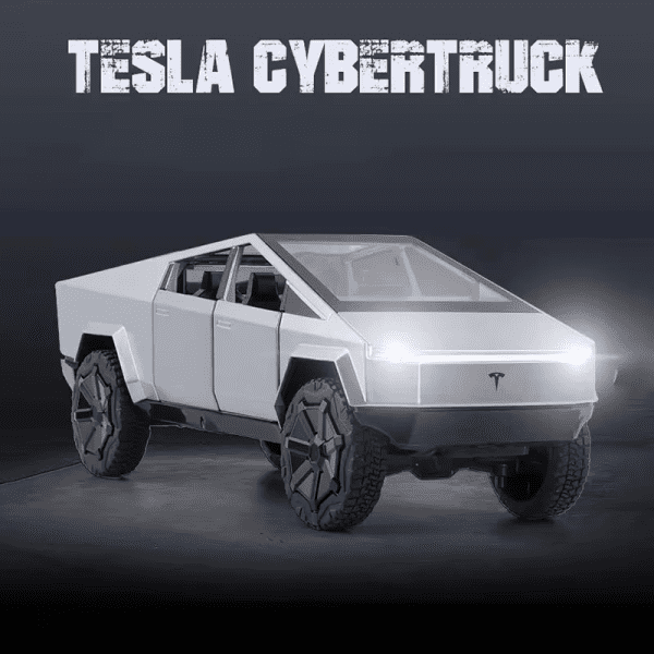 RC Tesla Cybertruck – Realistic Remote Control Vehicle with Suspension & Headlights