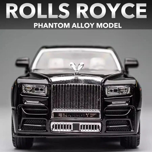 1:24 Rolls-Royce Phantom Diecast Car – Luxury Alloy Miniature Model for Display & Play