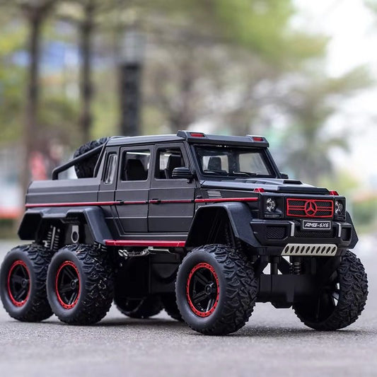 :24 Diecast Mercedes G63 6x6 AMG Model – Off-Road Alloy Car for Kids & Collectors