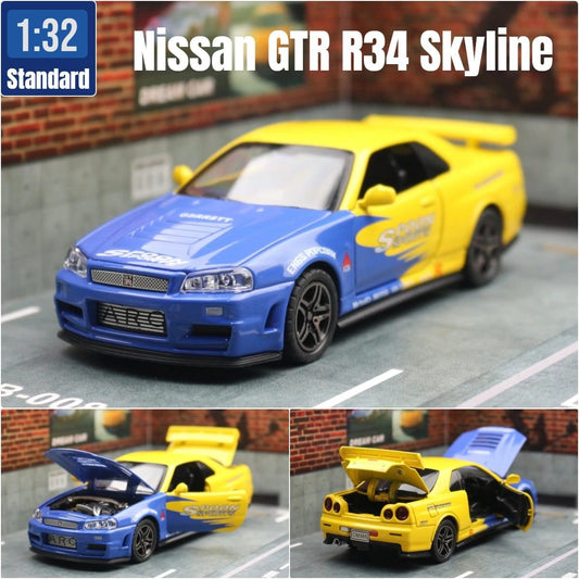Diecast 1:32 Nissan Skyline GTR R34