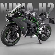Diecast Kawasaki Ninja H2R Bike – 1:12 Alloy Motorcycle Model for Collectors
