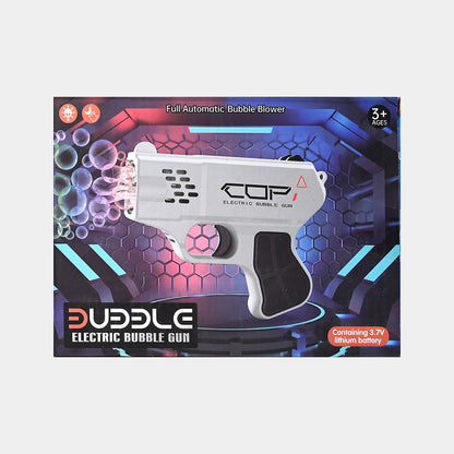 Automatic Electric Bubble Blaster Gun – Rechargeable Bubble Machine Toy for Outdoor Fun