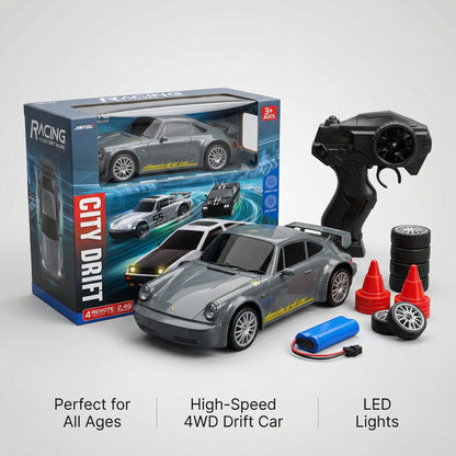 Porsche 911 1:24 Scale High-Speed 4WD RC Drift Car 20KMH