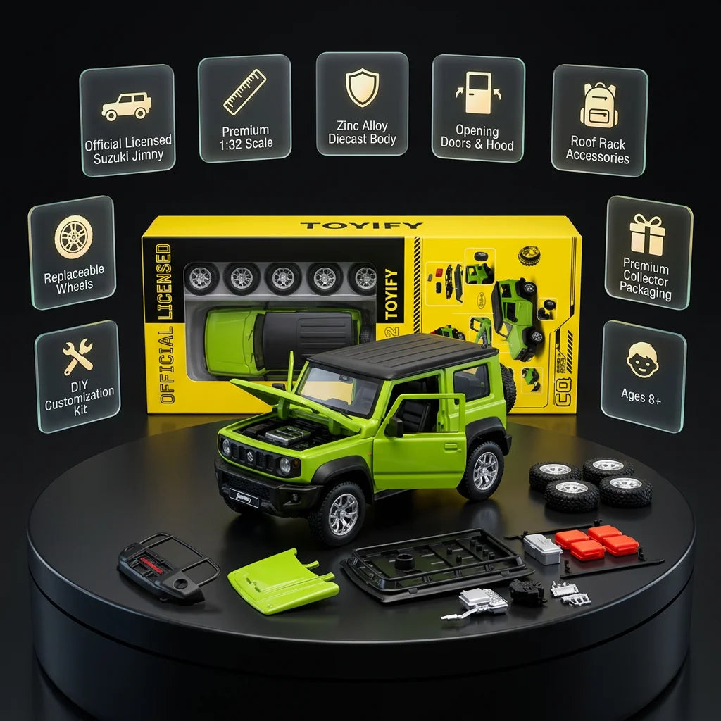 1:32 Suzuki Jimny Alloy Diecast Model Car | Official Licensed