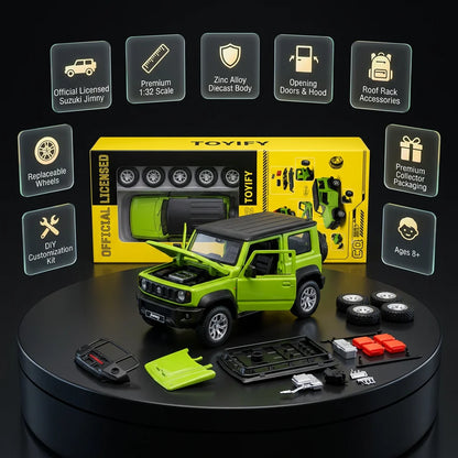 1:32 Suzuki Jimny Alloy Diecast Model Car | Official Licensed