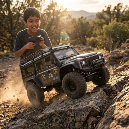 1/16 Scale RC 4WD Trail Truck RTR with 2.4GHz Remote – IPX4 Waterproof