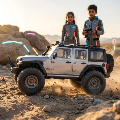 1:16 4WD RC Jeep Wrangler Rubicon Off-Road Remote Control Car